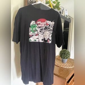 Black Men’s 2XL band x craft brewery collab Tshirt; Pulley x Delahunt